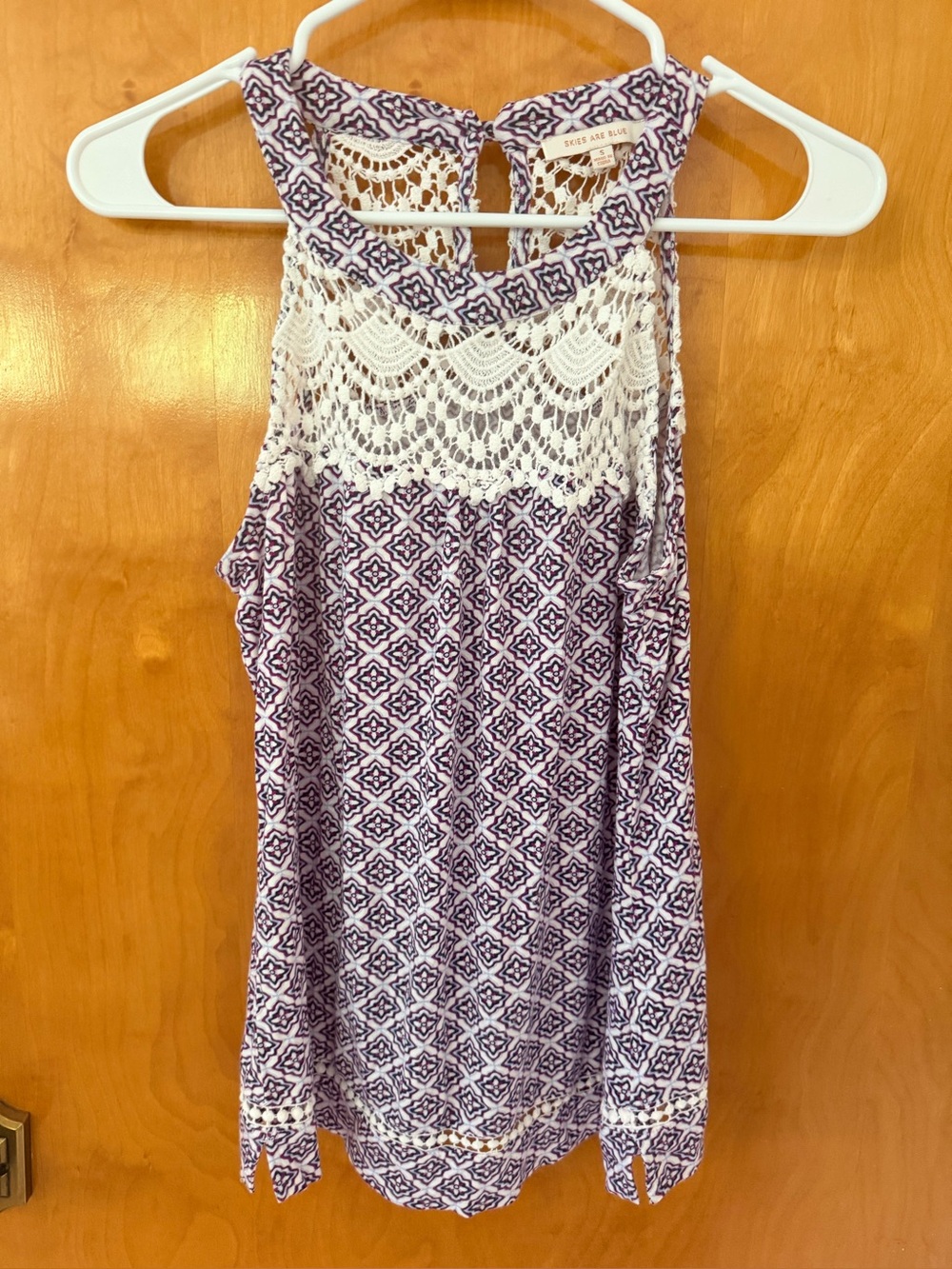 Skies are Blue Stitch Fix Halter Top